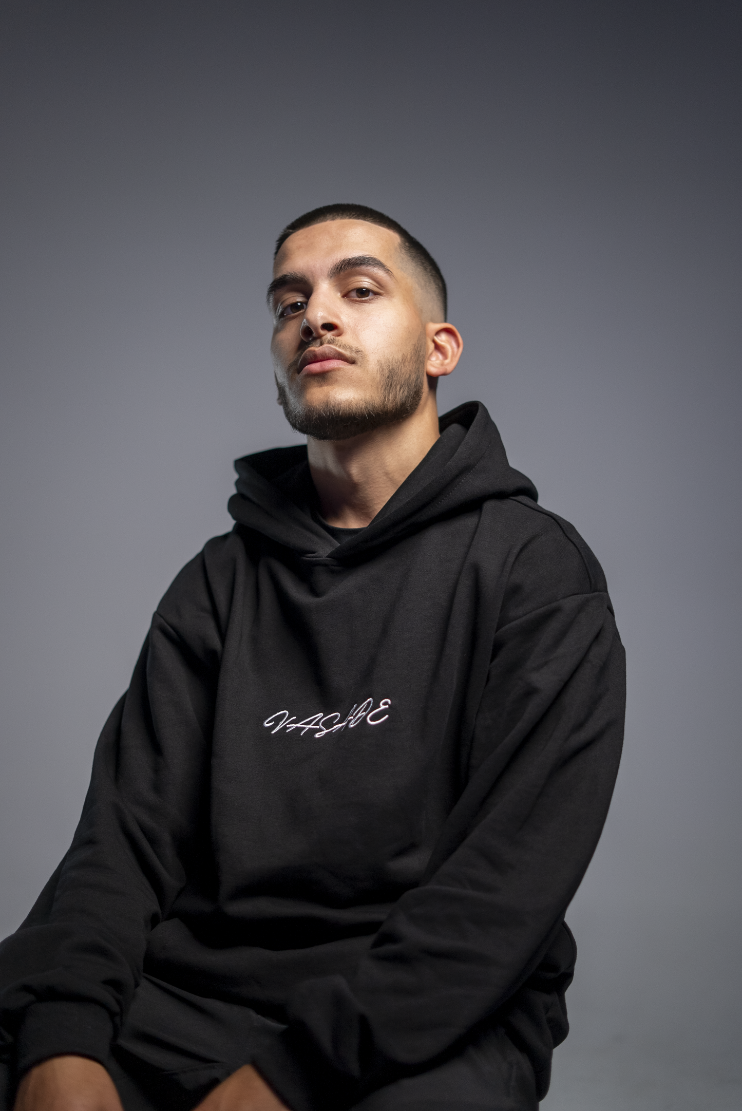 Black French Terry Hoodie