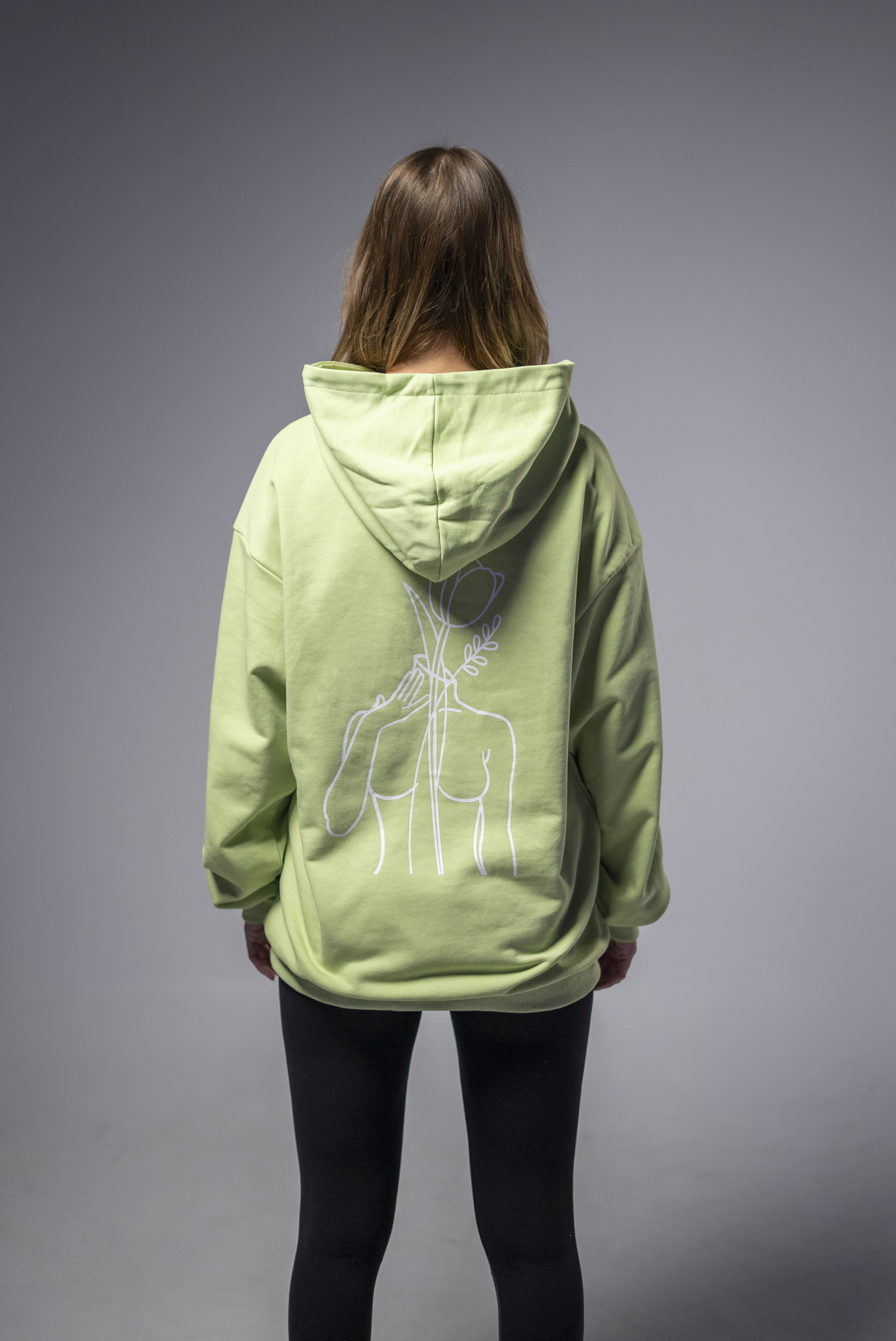 Green French Terry Lightweight Hoodie